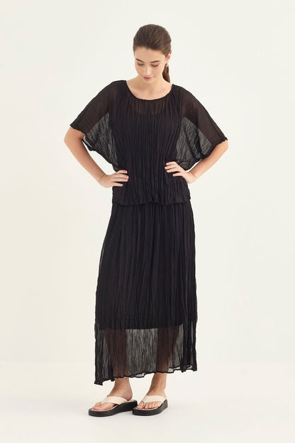 Verge Courtney Black Skirt