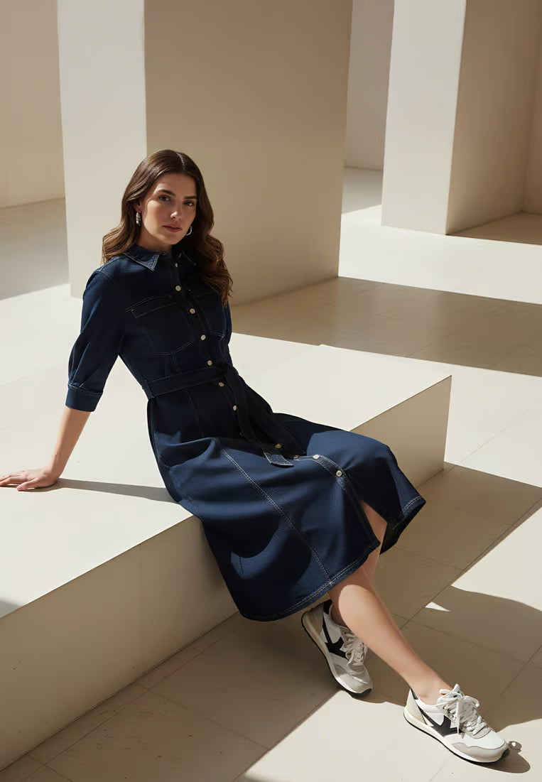 Betty Barclay - Denim Shirt Dress