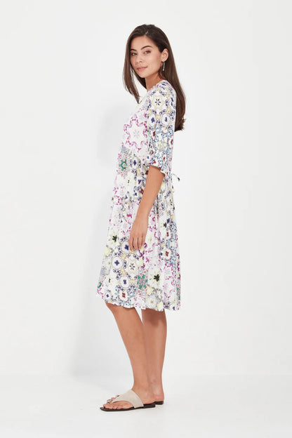 Verge - Illusion Dress White
