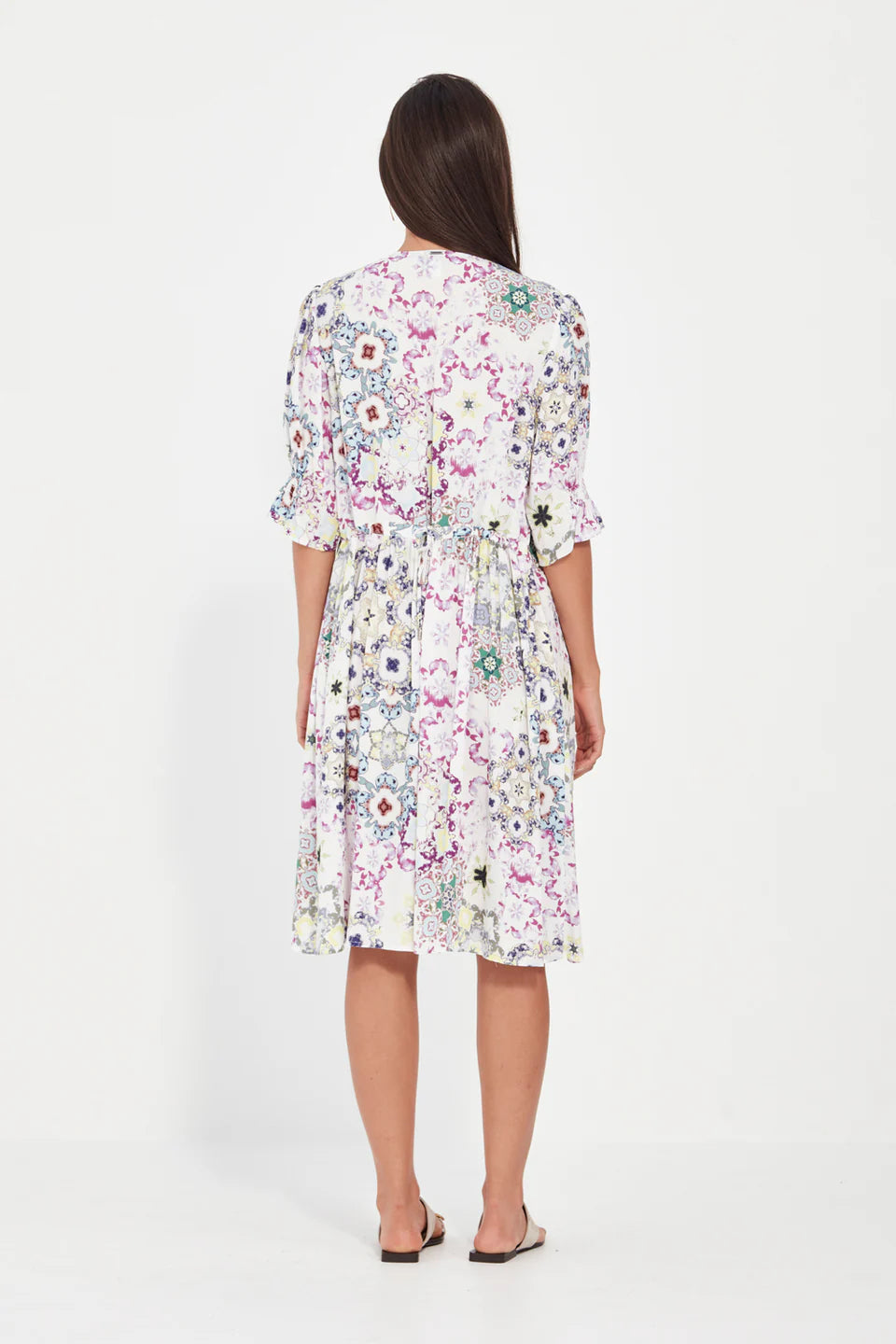 Verge - Illusion Dress White