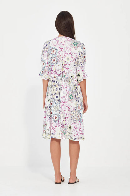Verge - Illusion Dress White