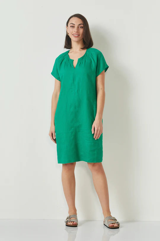 Verge - Joanna Dress Green