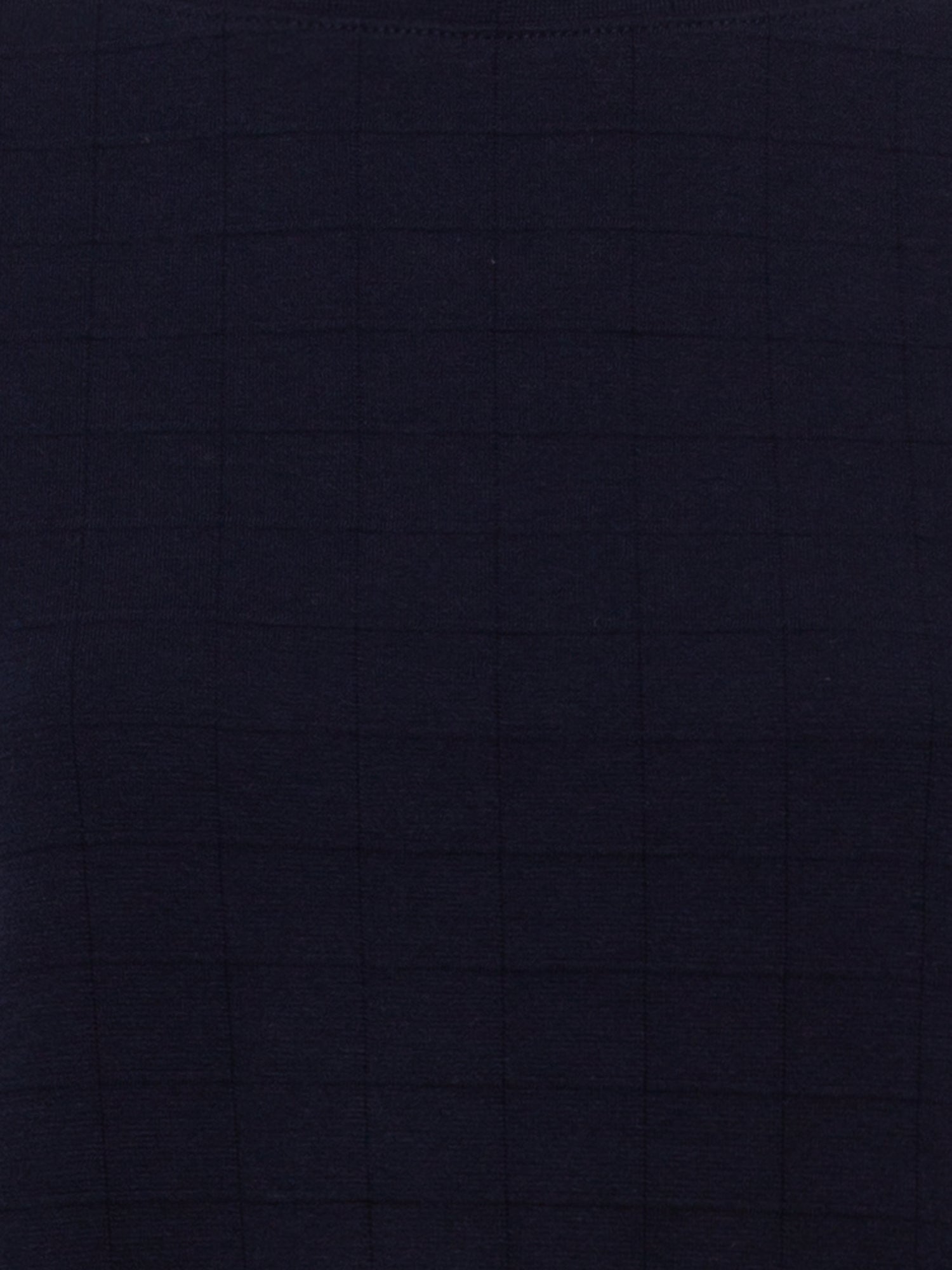 Olsen - Cotton Boat Neck Top in Navy