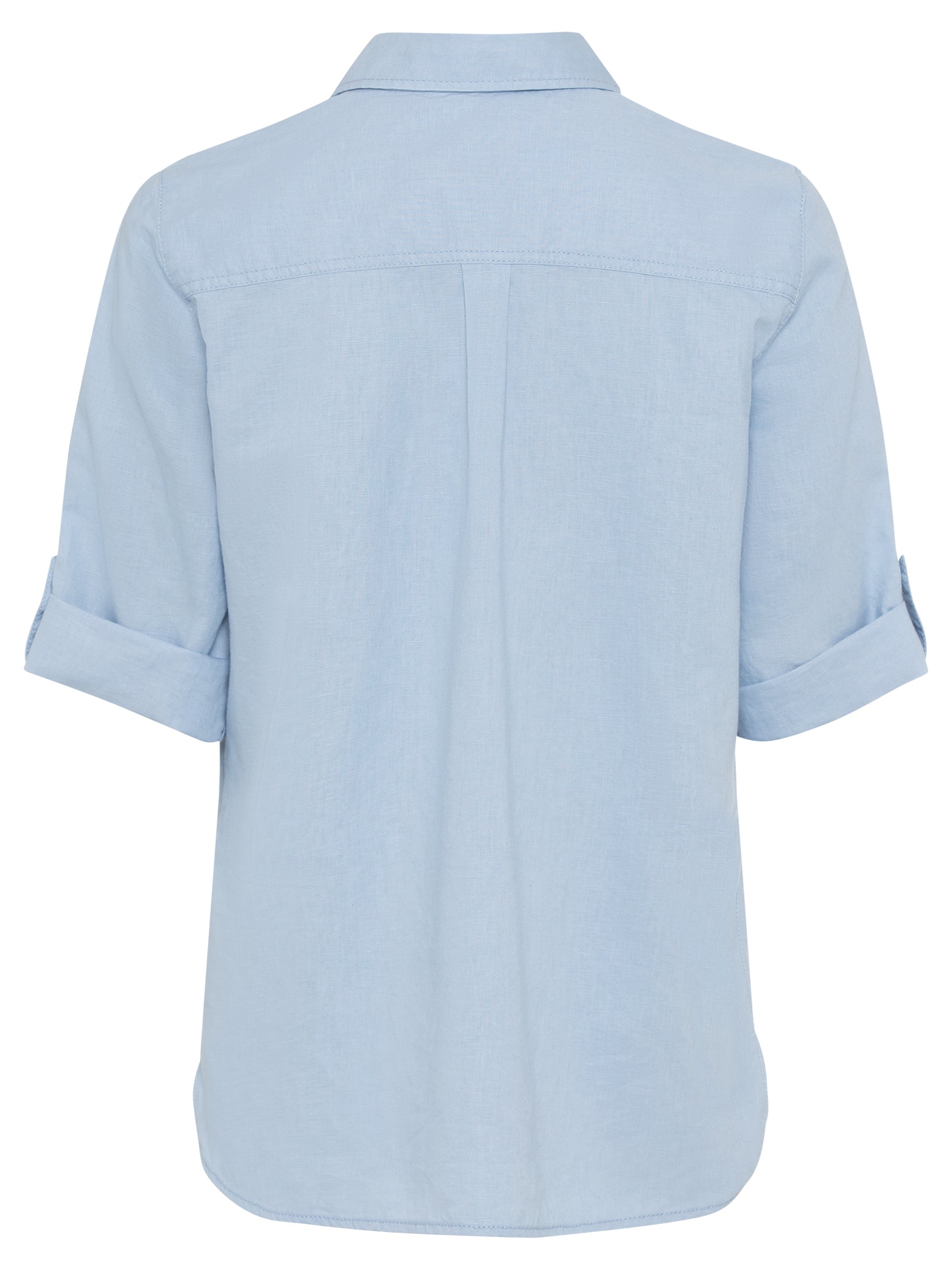 Olsen - Short Sleeve Blouse- Sky Blue