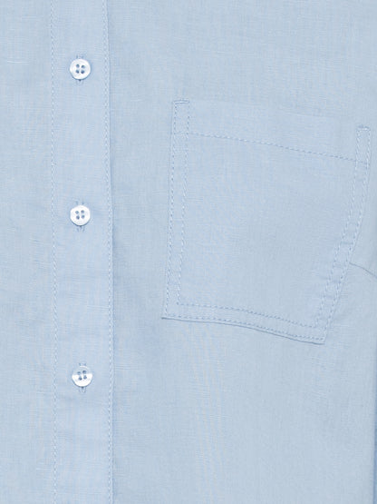 Olsen - Short Sleeve Blouse- Sky Blue