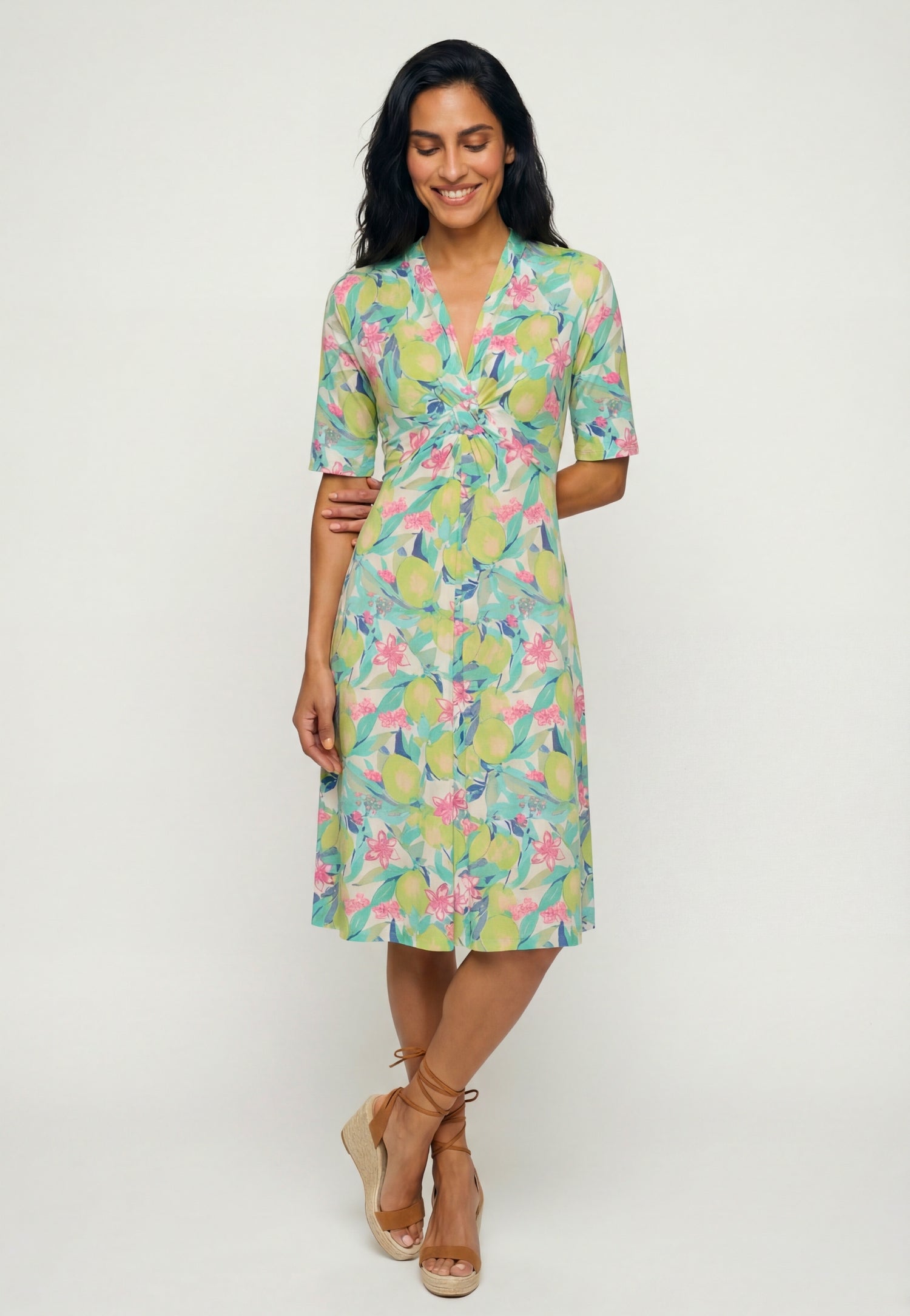 Olsen Lemon Dress