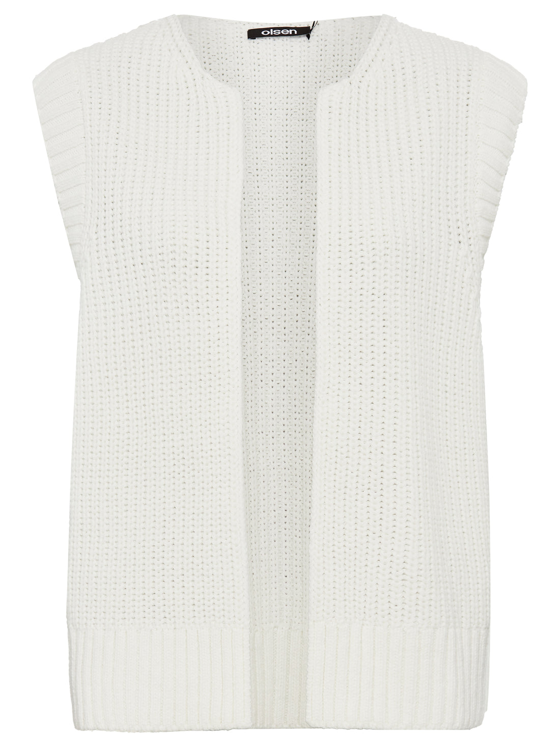 Olsen - White Knit Vest