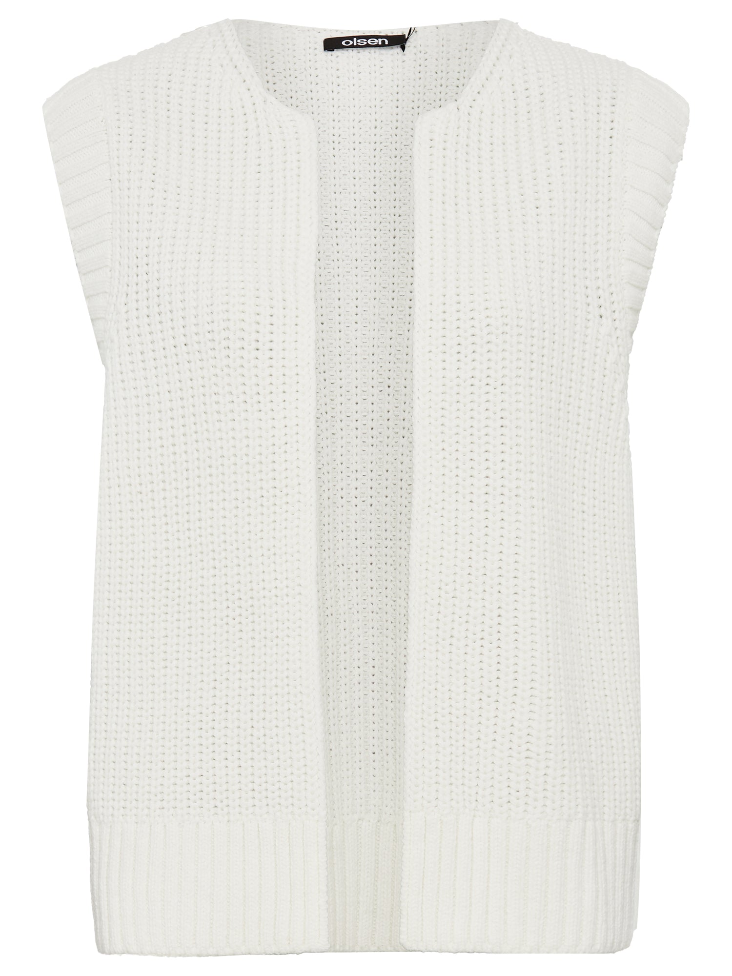 Olsen - White Knit Vest