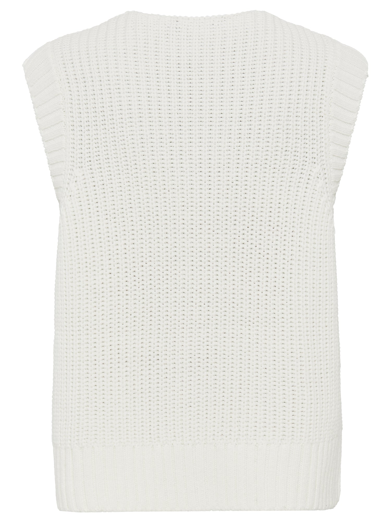 Olsen - White Knit Vest