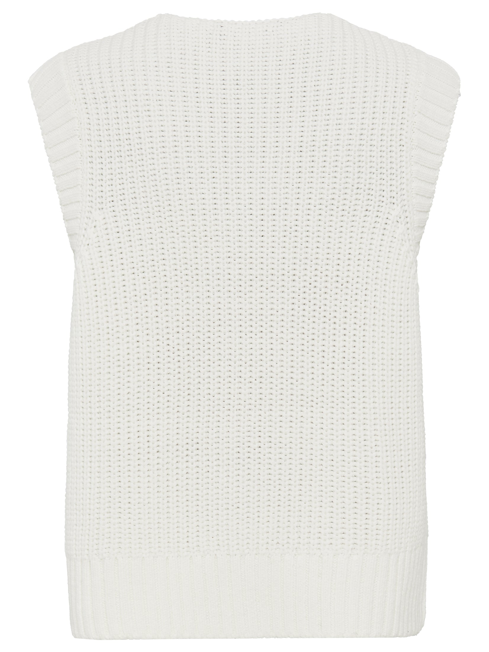 Olsen - White Knit Vest