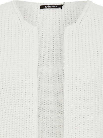 Olsen - White Knit Vest