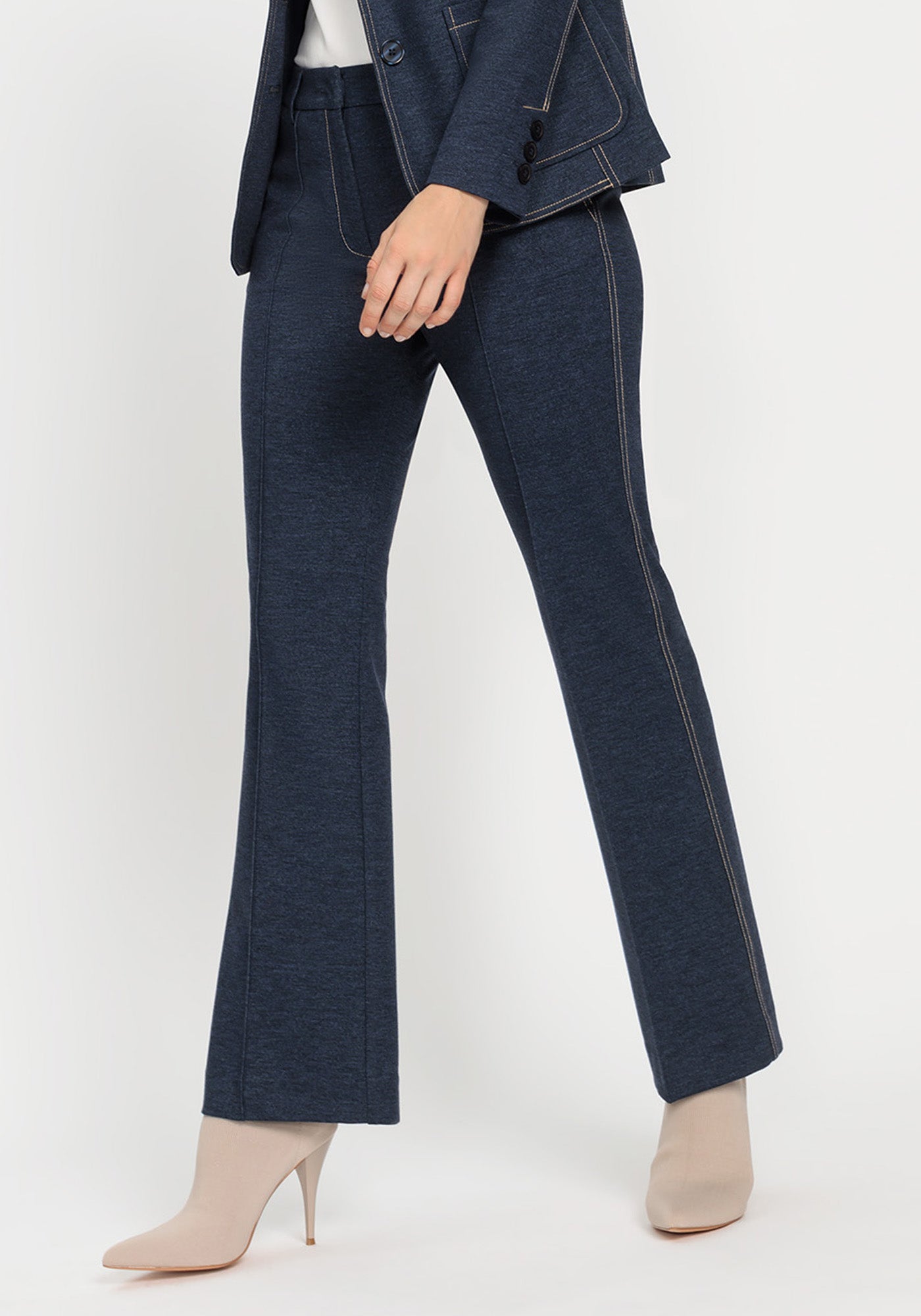 Olsen -  Denim Look Stretch Dressy Pant