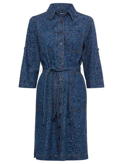 Olsen- Denim Shirt Dress