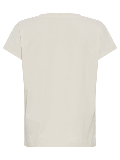 Olsen - Cream T-shirt With Studs