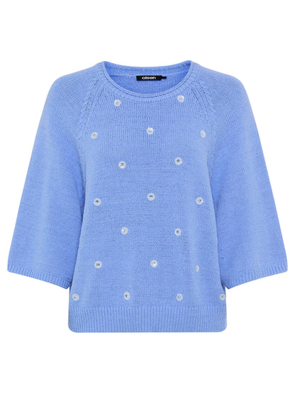 Olsen Bluebird Embellished Knit