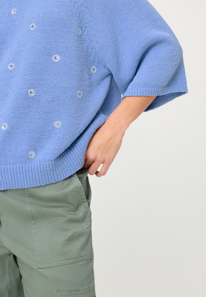 Olsen Bluebird Embellished Knit