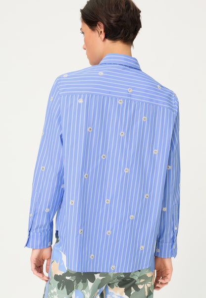 Olsen Bluebird Sequin Embellished Shirt