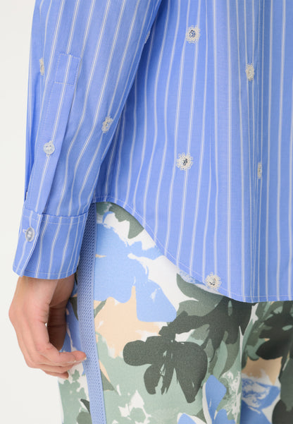 Olsen Bluebird Sequin Embellished Shirt