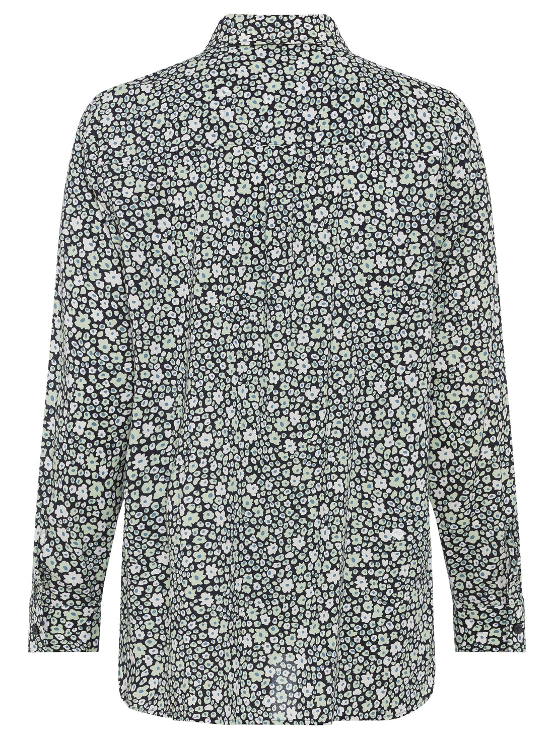 Olsen Green flower blouse