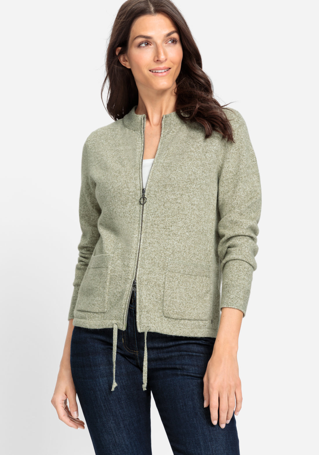 Olsen Soft Green Cardigan