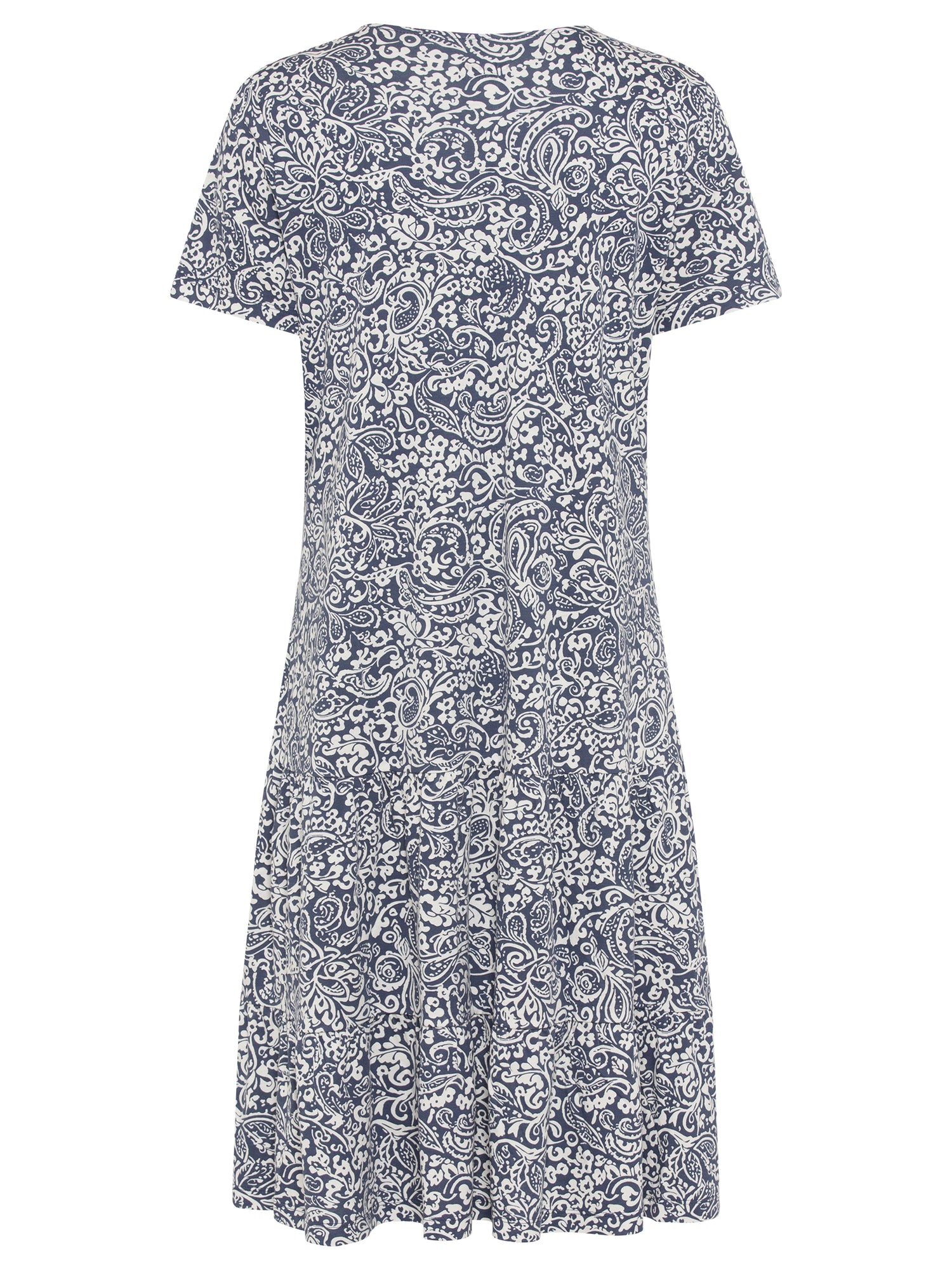 Olsen - Navy Print Dress