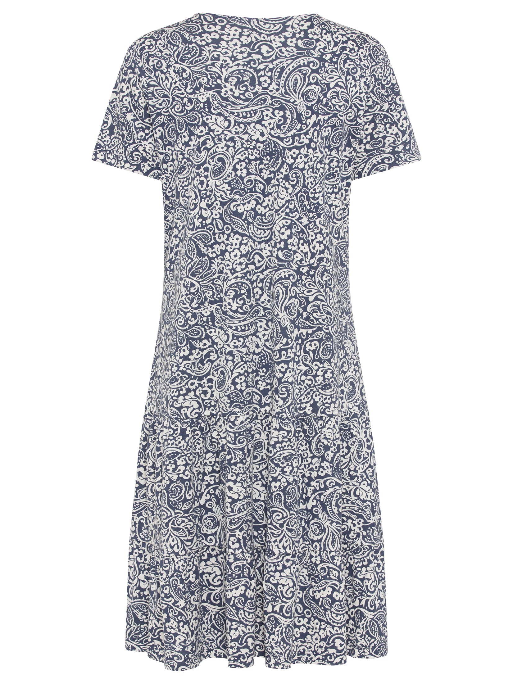 Olsen - Navy Print Dress