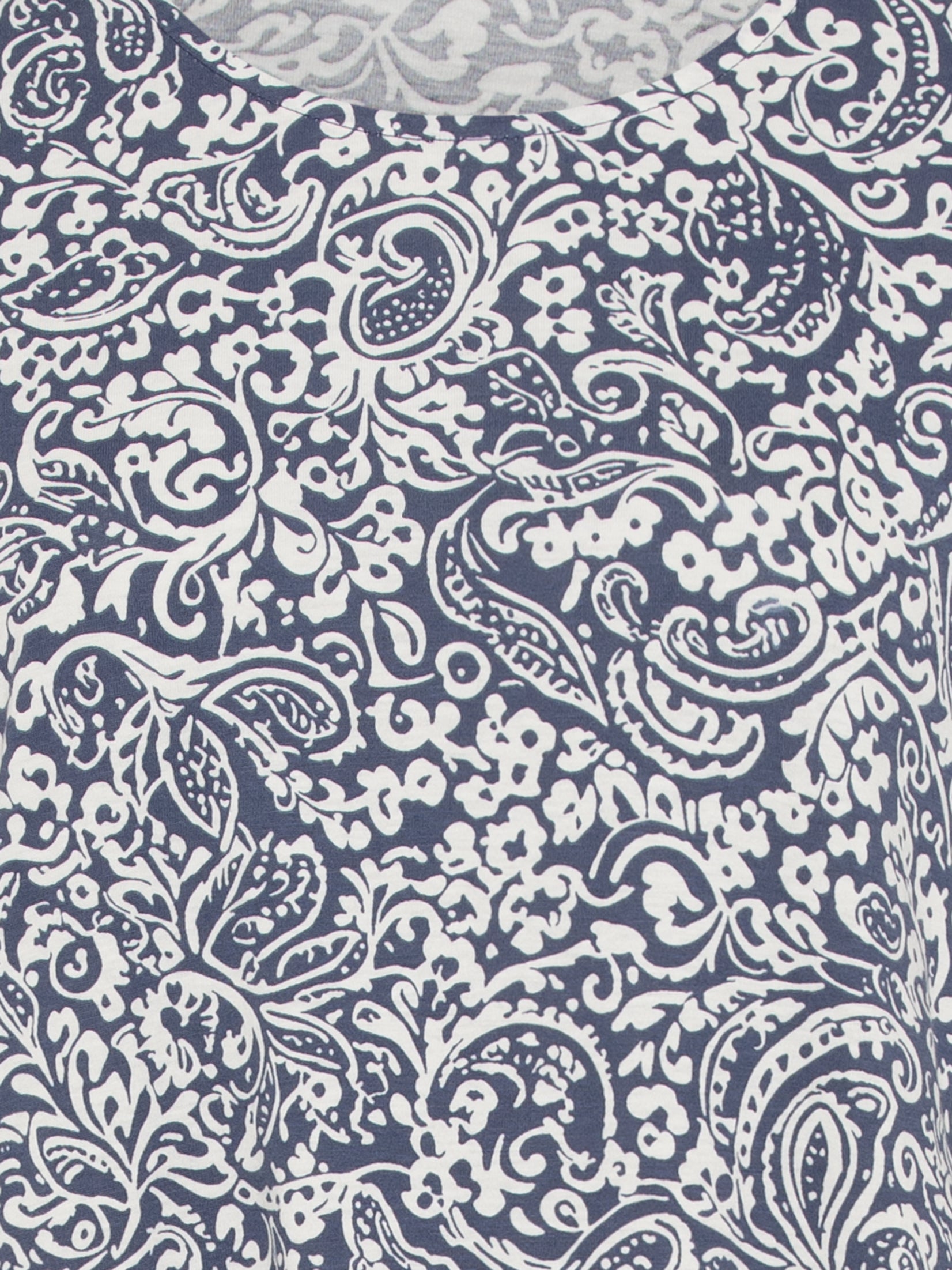 Olsen - Navy Print Dress
