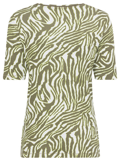 Olsen -Zebra Print Tee Shirt