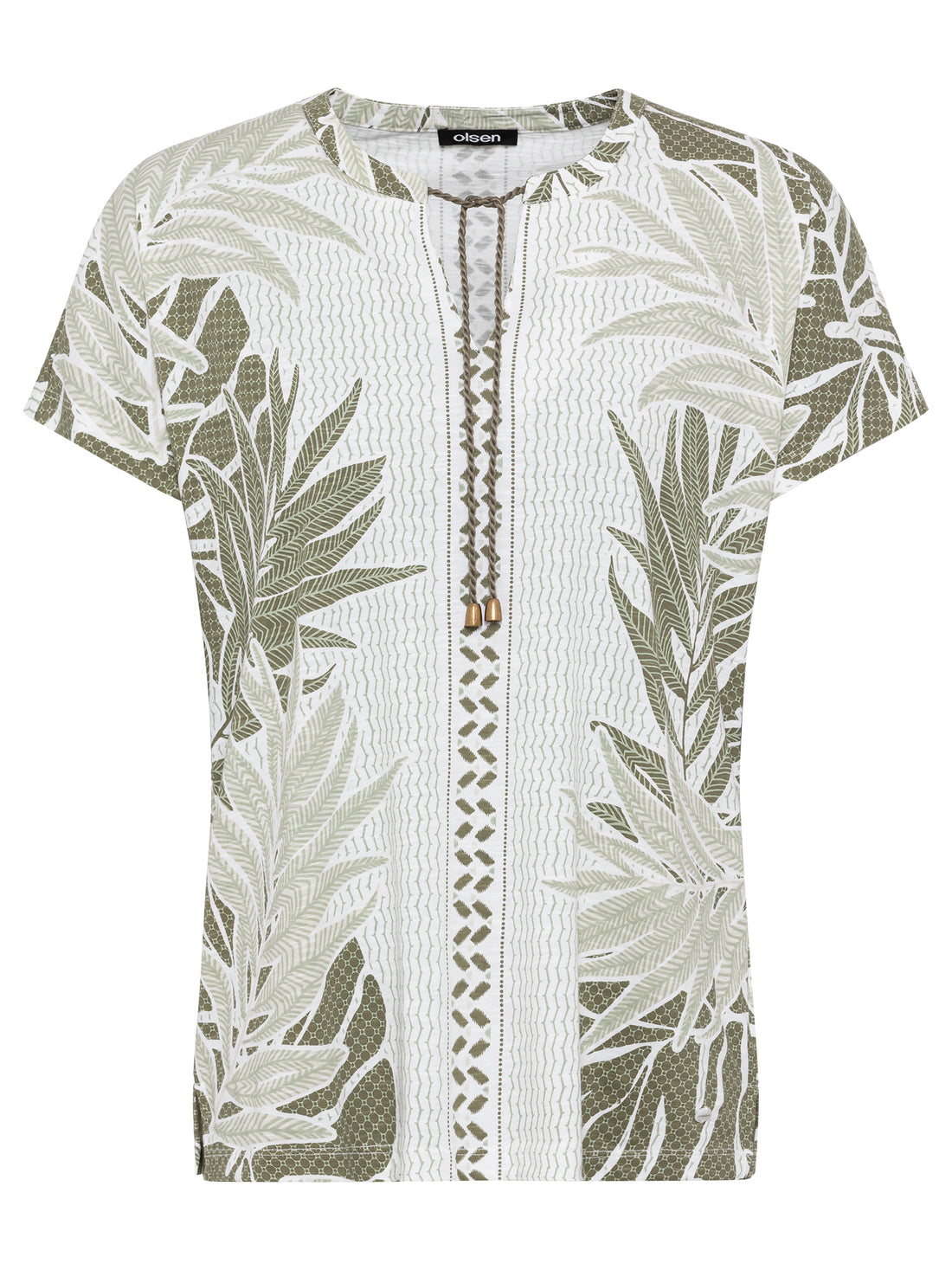 Olsen - Palm Print T Shirt