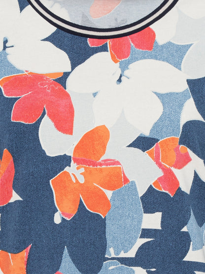 Olsen Print Floral Top