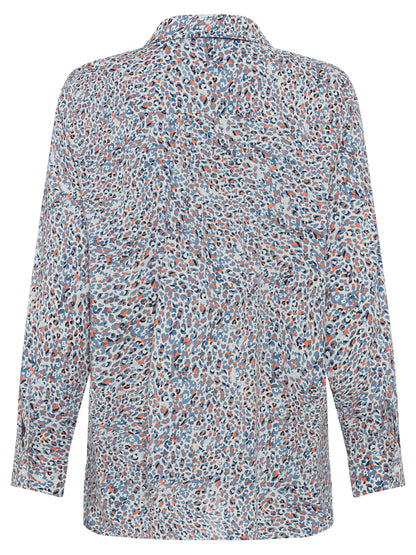 Olsen Animal Print Shirt