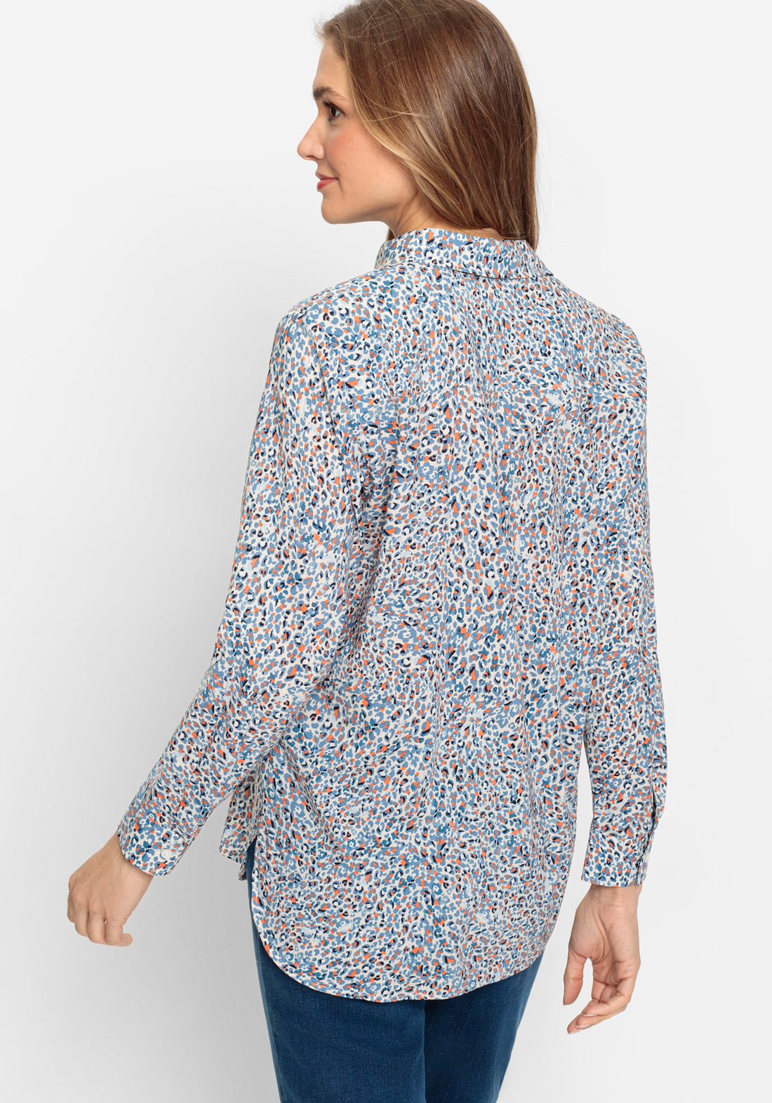 Olsen Animal Print Shirt