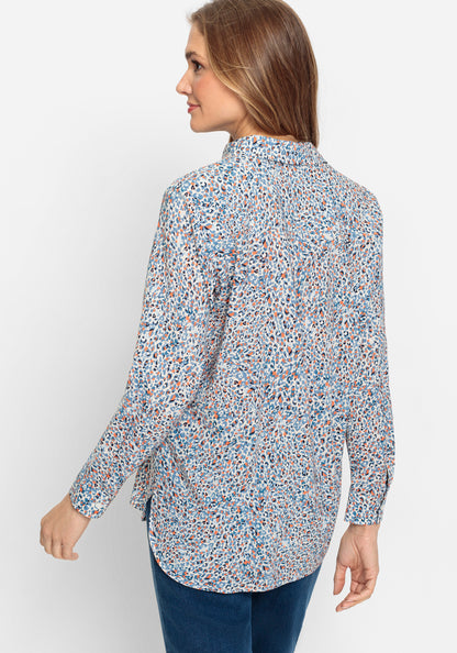 Olsen Animal Print Shirt