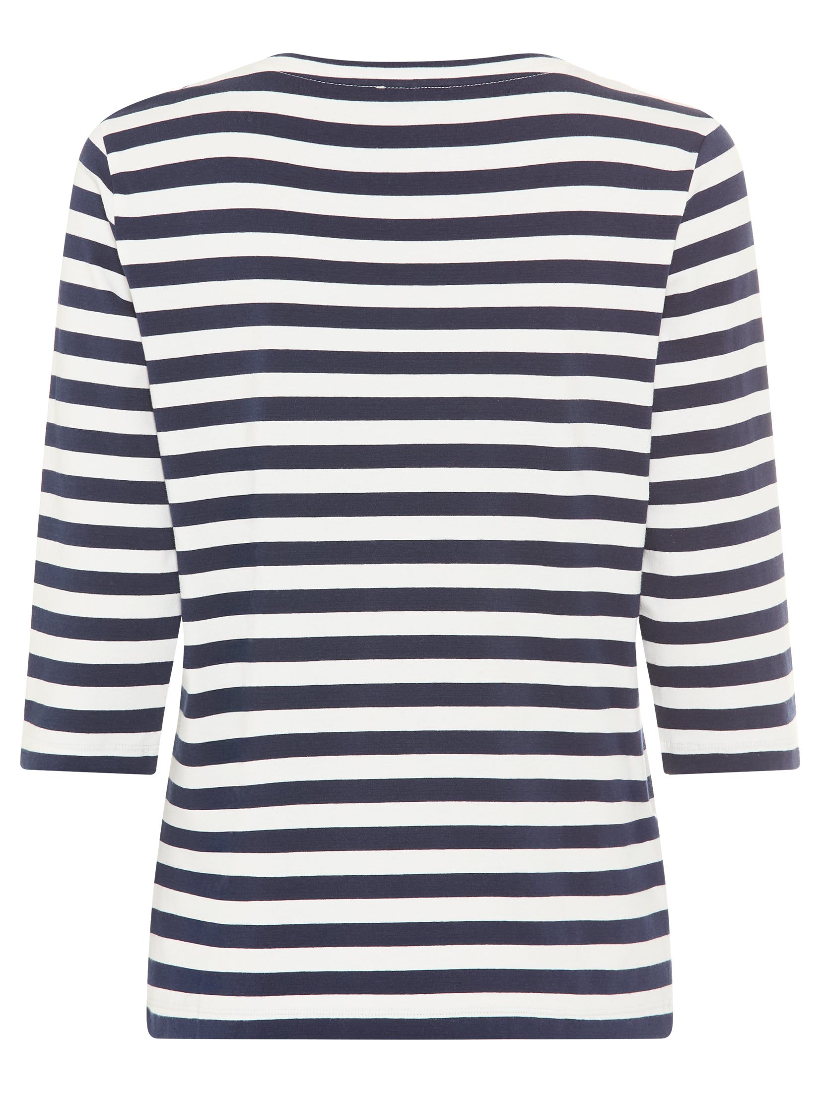 Olsen-Blue stripe 3/4 T-shirt
