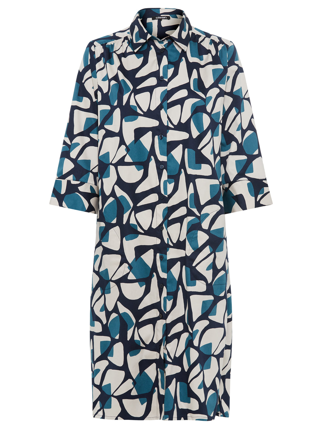 Olsen- Shapes Shirt Dress