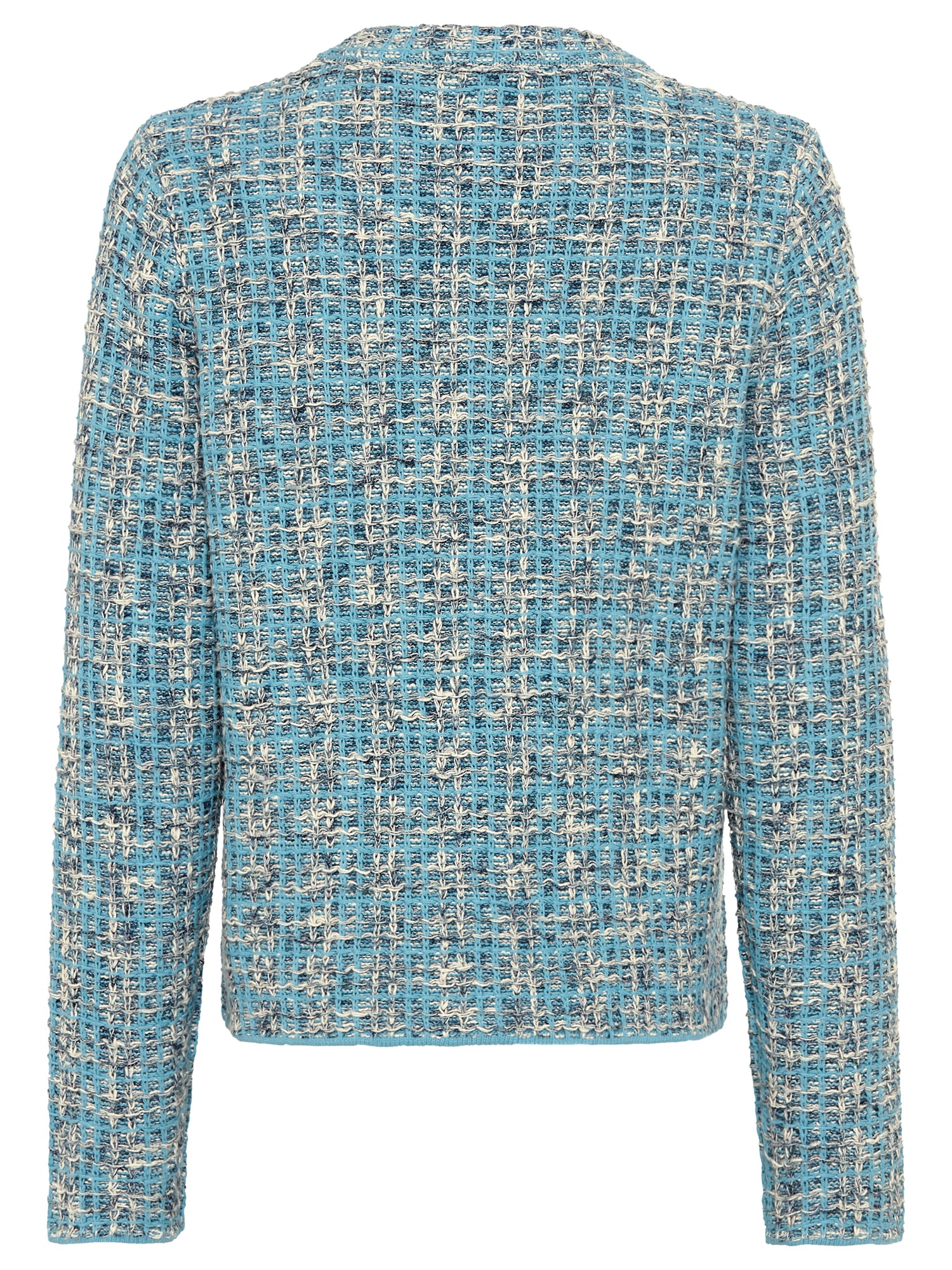 Olsen- Aqua and Beige Jacket