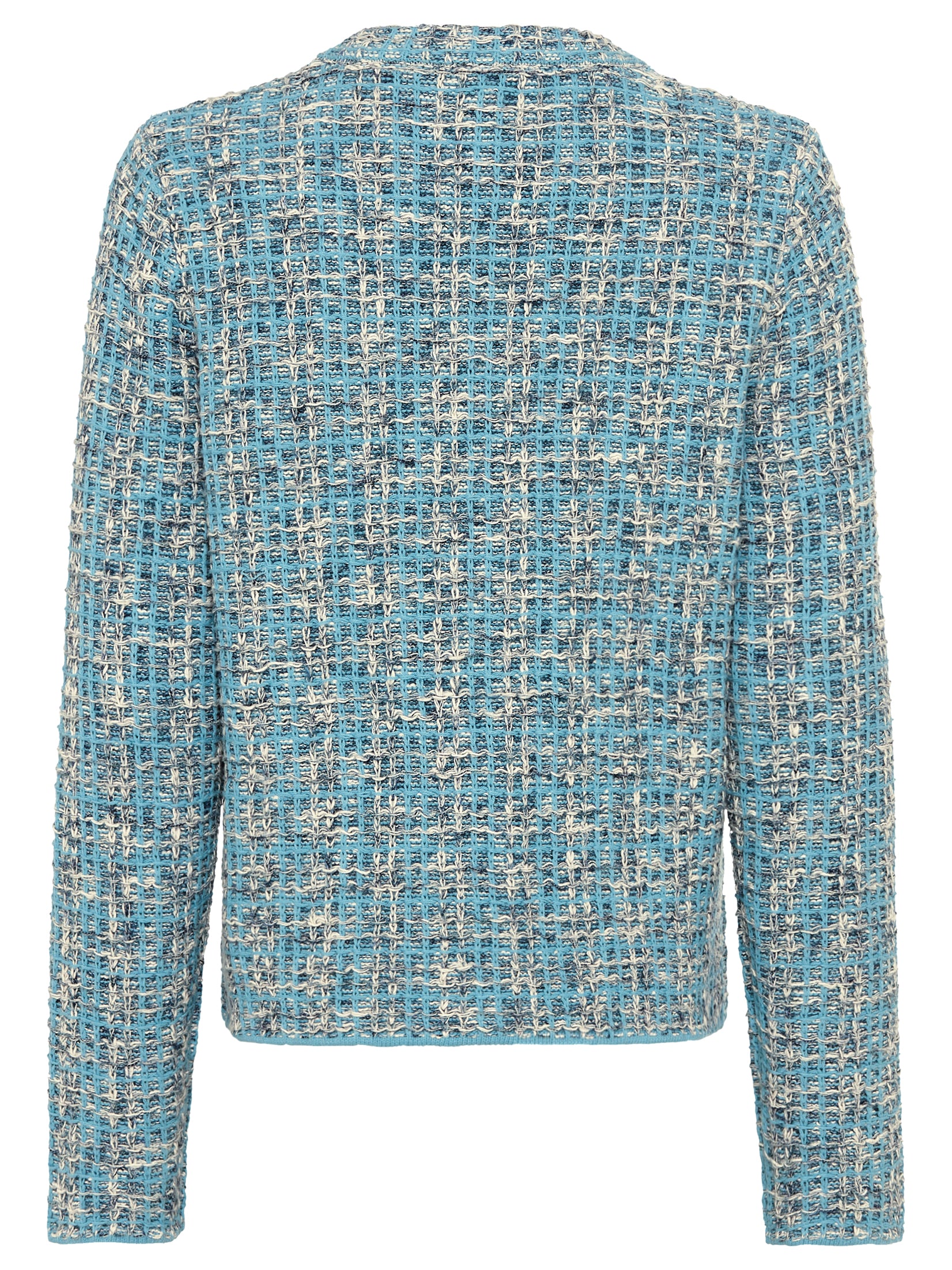 Olsen- Aqua and Beige Jacket