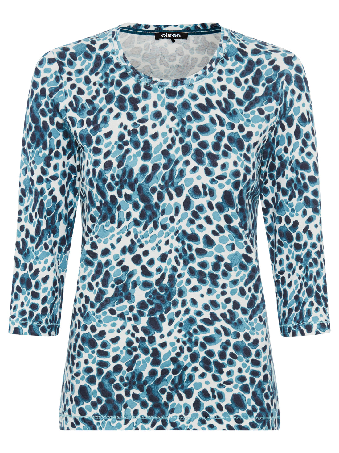 Olsen- Blue Splodge T-shirt