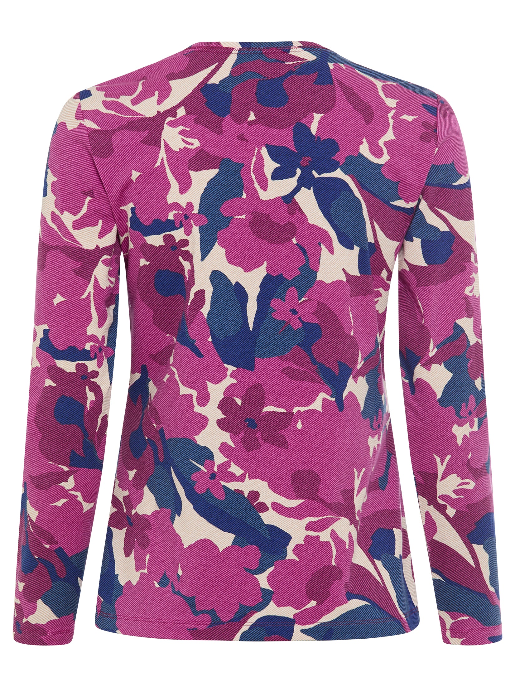 Olsen-Pink and Navy Flower T-shirt