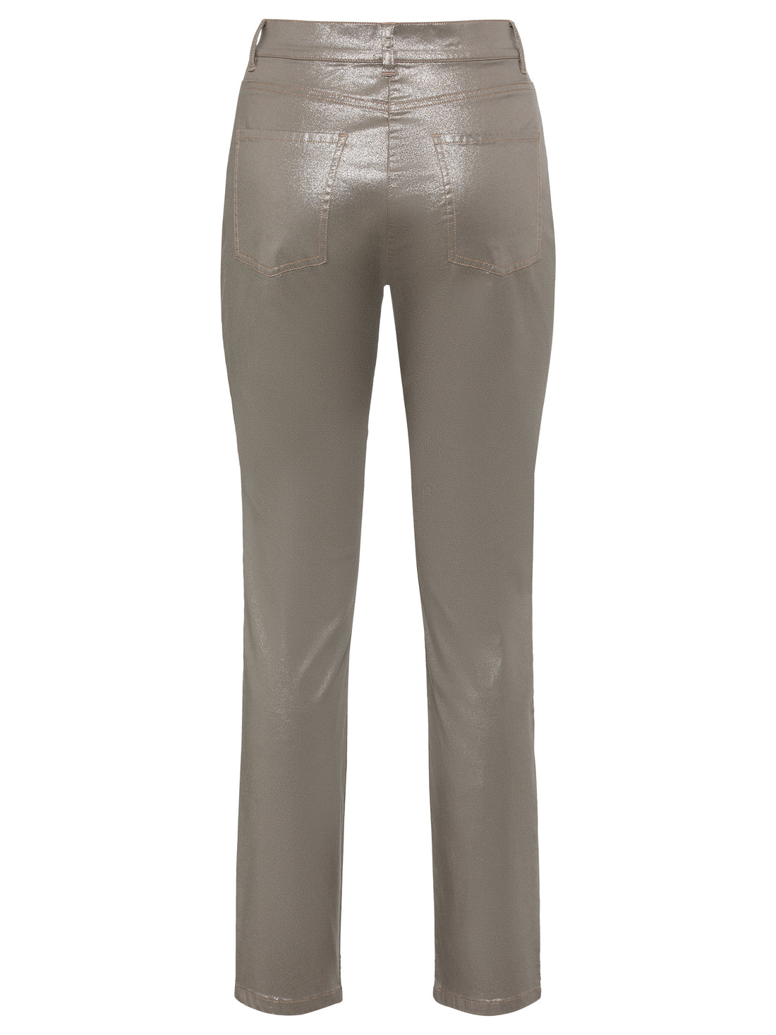 OLSEN - Champagne Metallic Mona Slim Pants