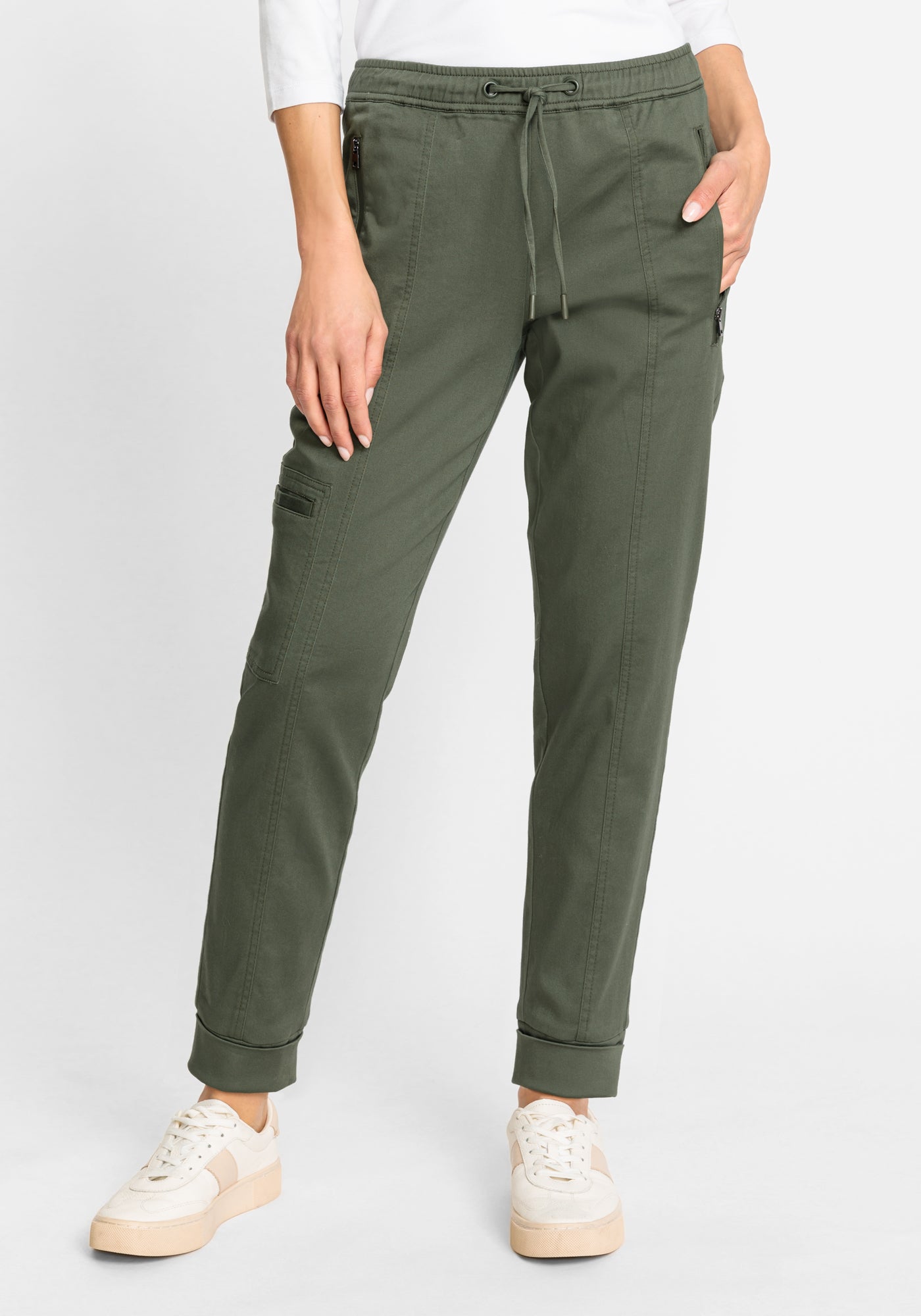 Olsen - Olive Cargo Pants