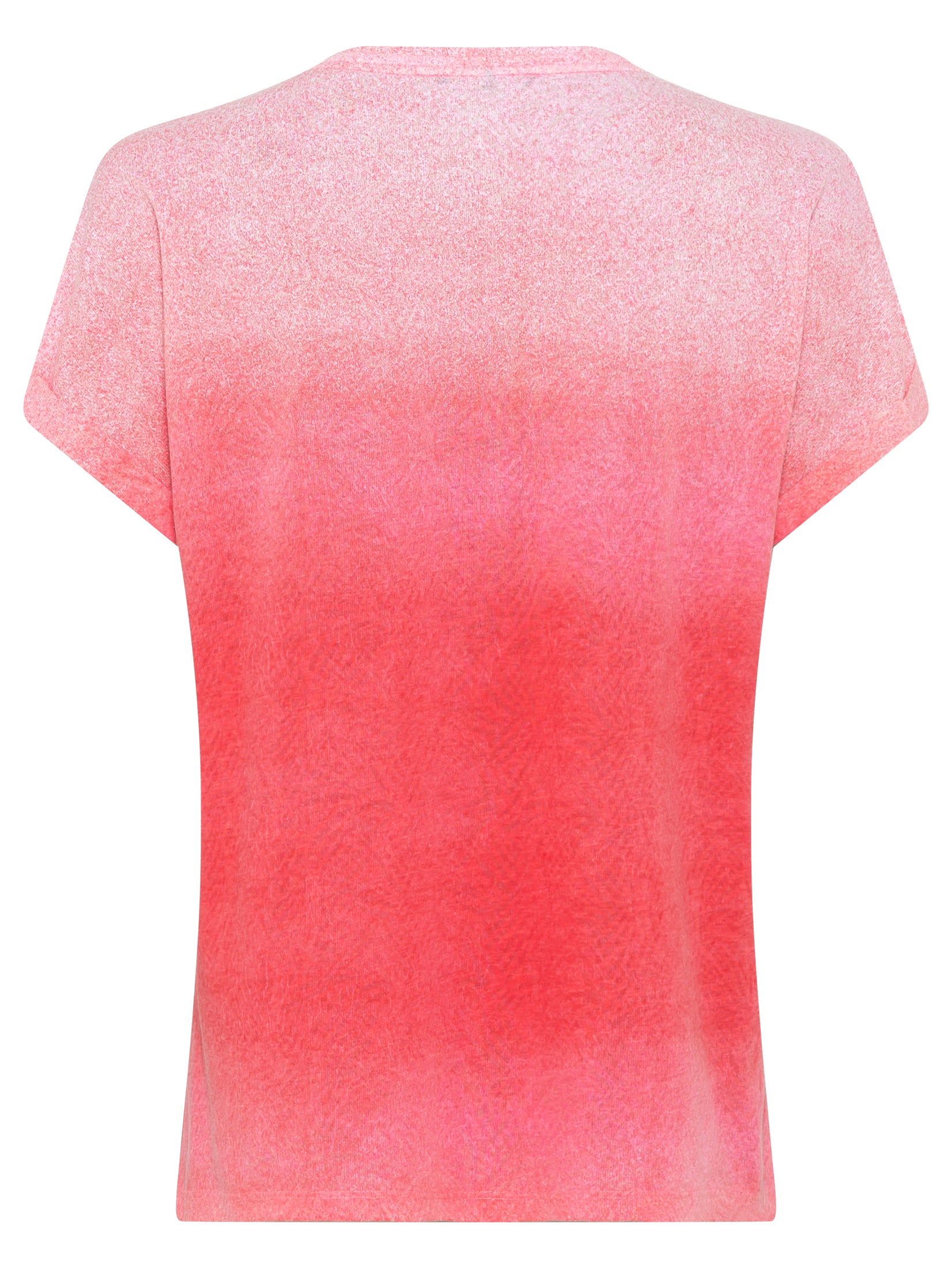 Olsen -Red Poppy Graduated Relaxed Tee