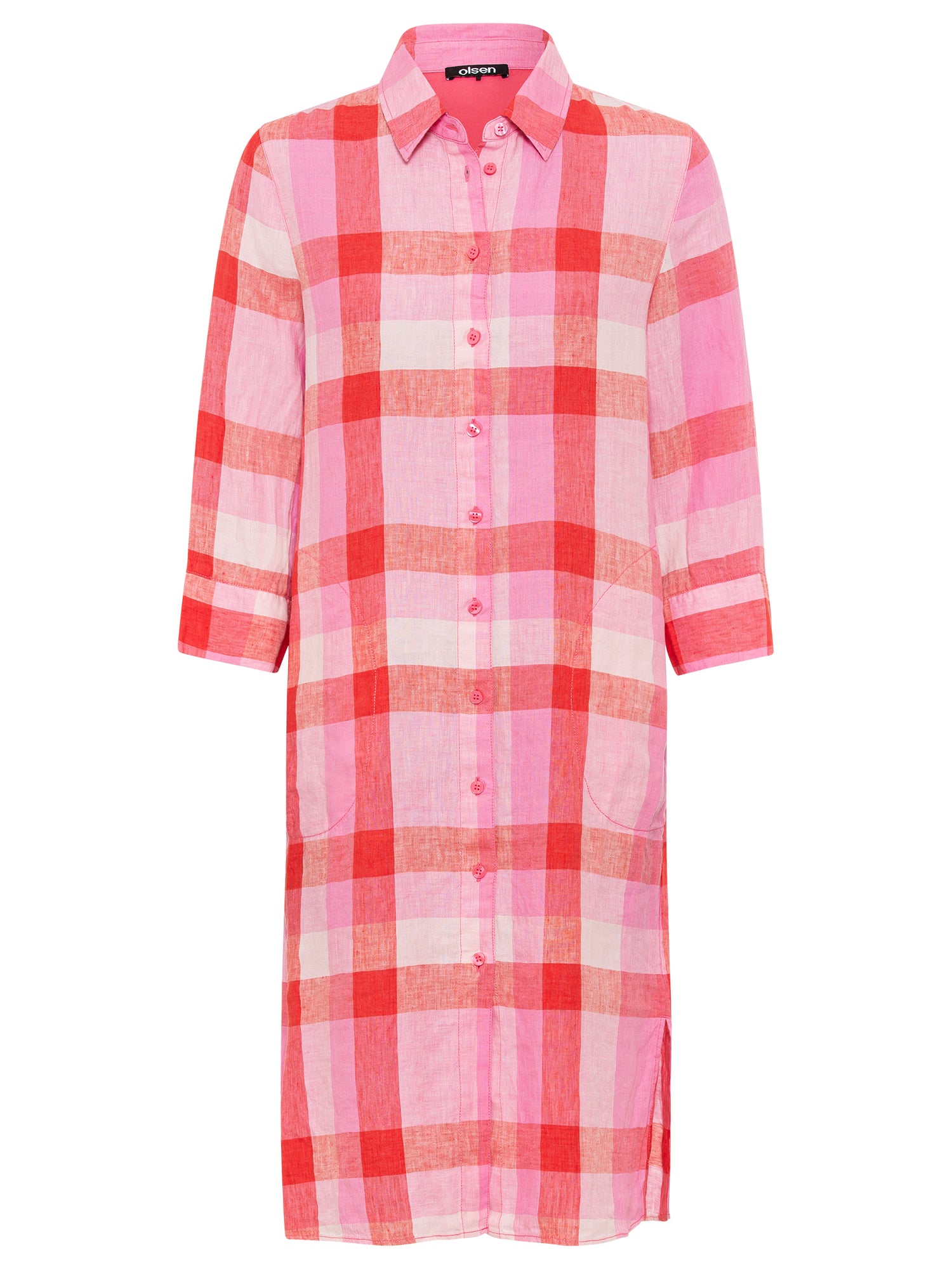 Olsen Check Linen dress