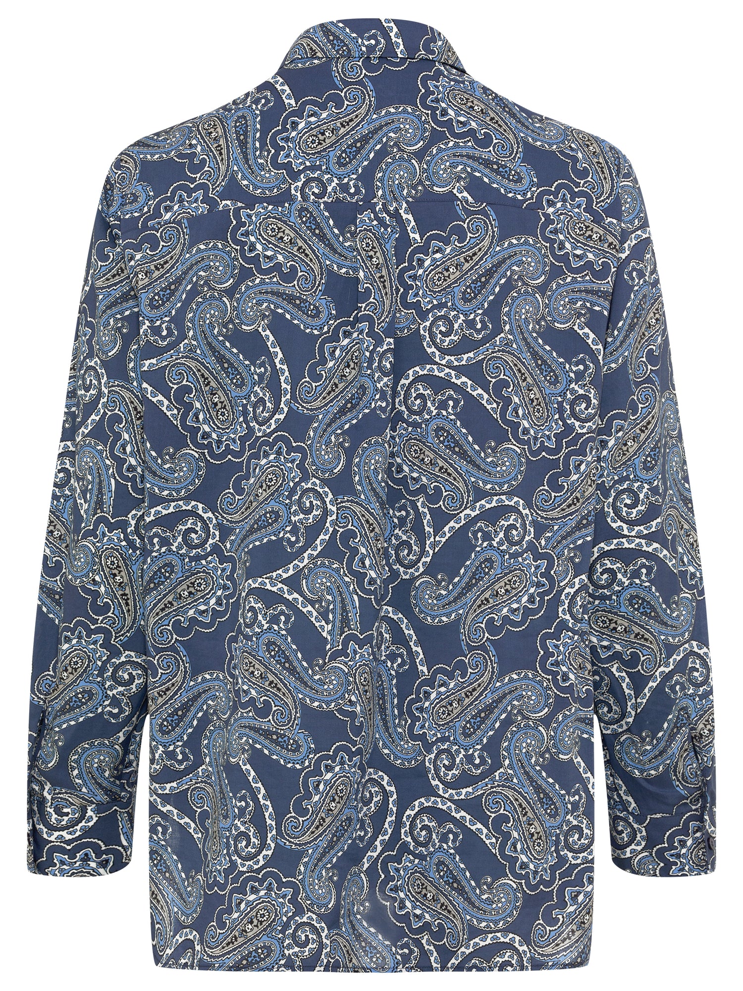 Olsen - Paisley Print Long Sleeve Button Up Shirt