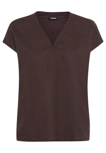 Olsen- Dark Choc Tee