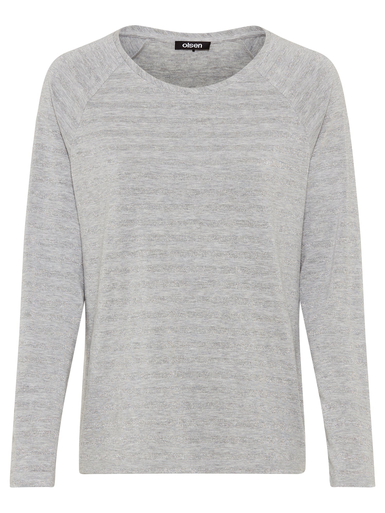 Olsen -Grey and Silver Top