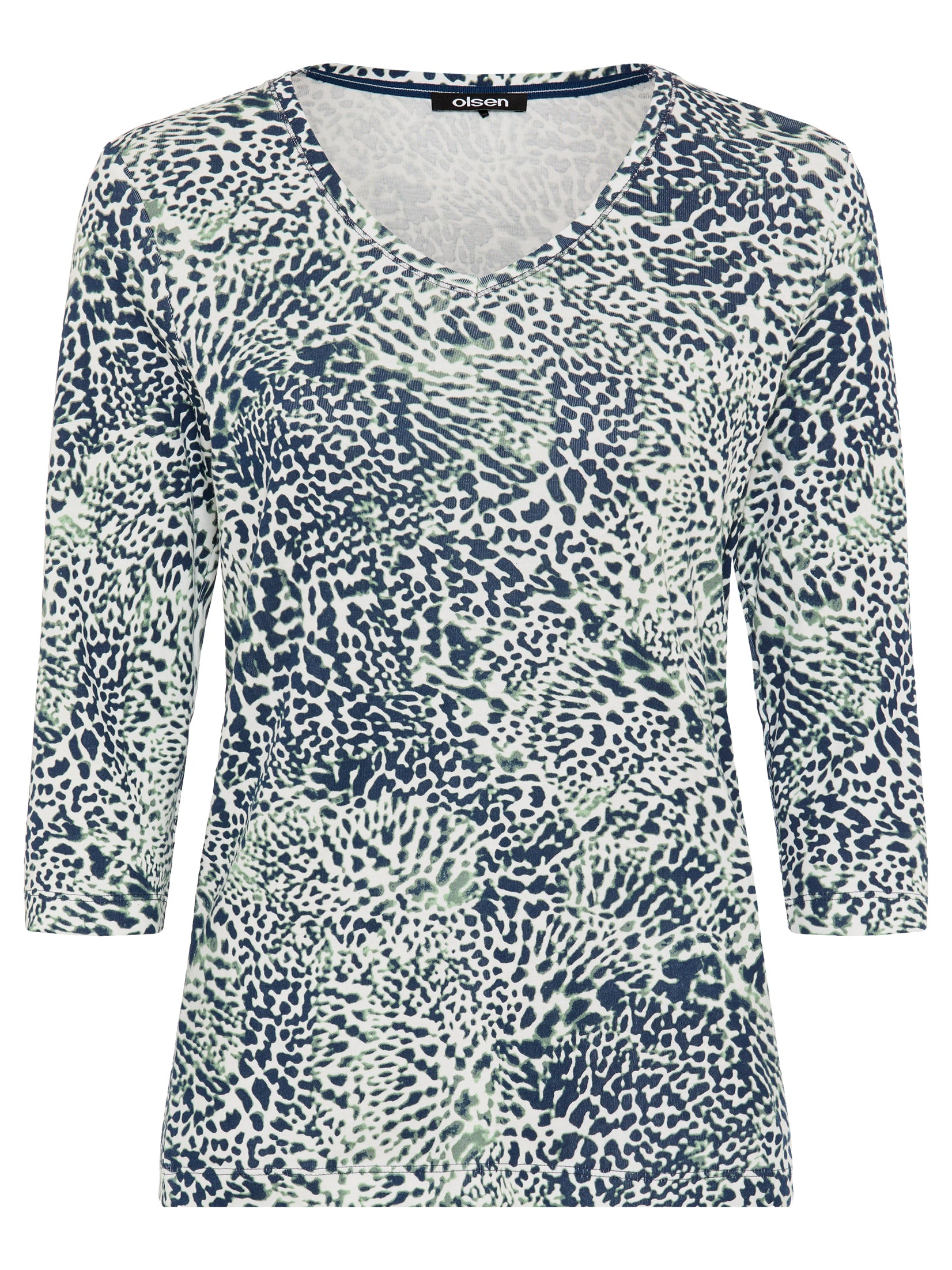 Olsen 3/4 Animal Print T-shirt