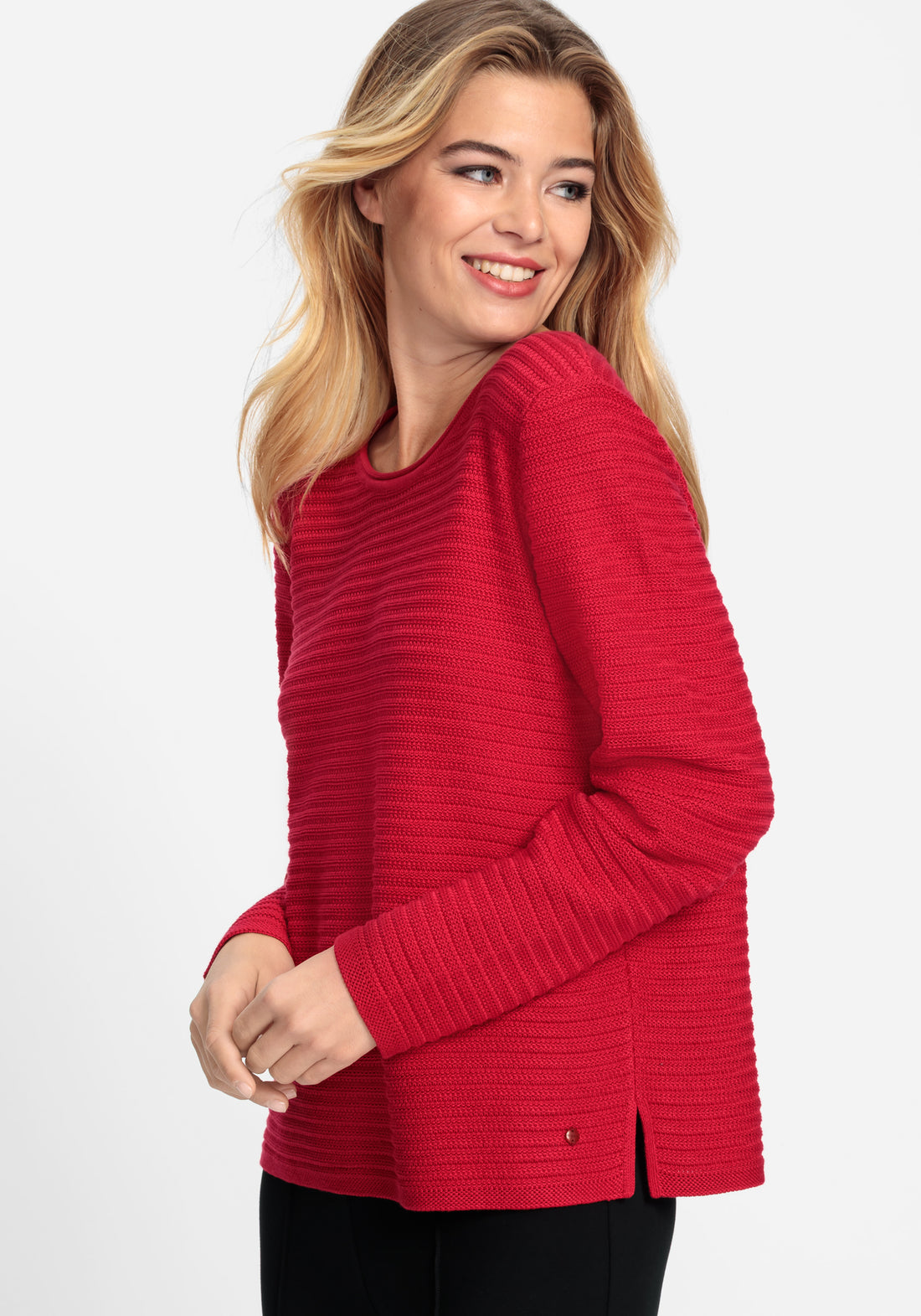 Olsen Red Knit Jumper