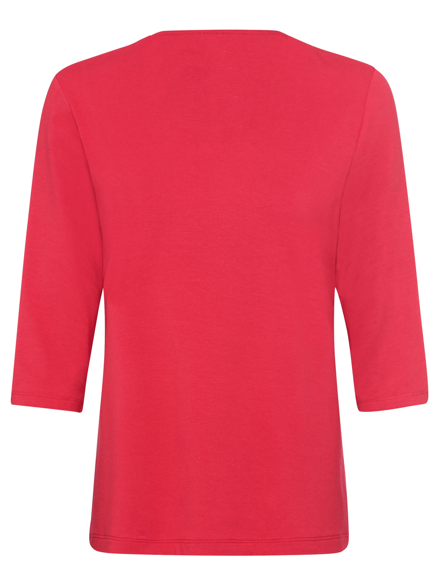 Olsen Red V Neck Top