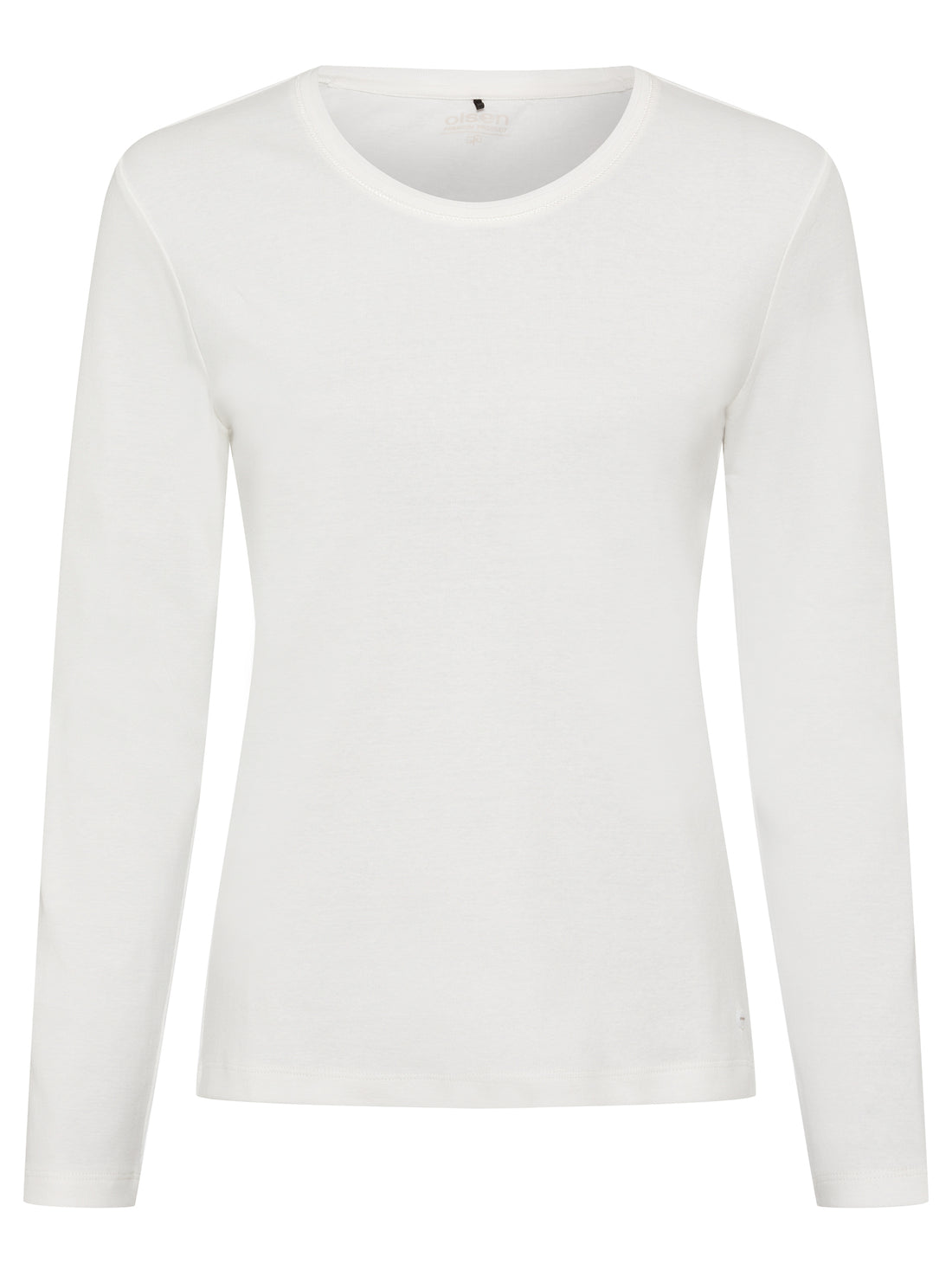 Olsen Basic White Long Sleeve T-shirt